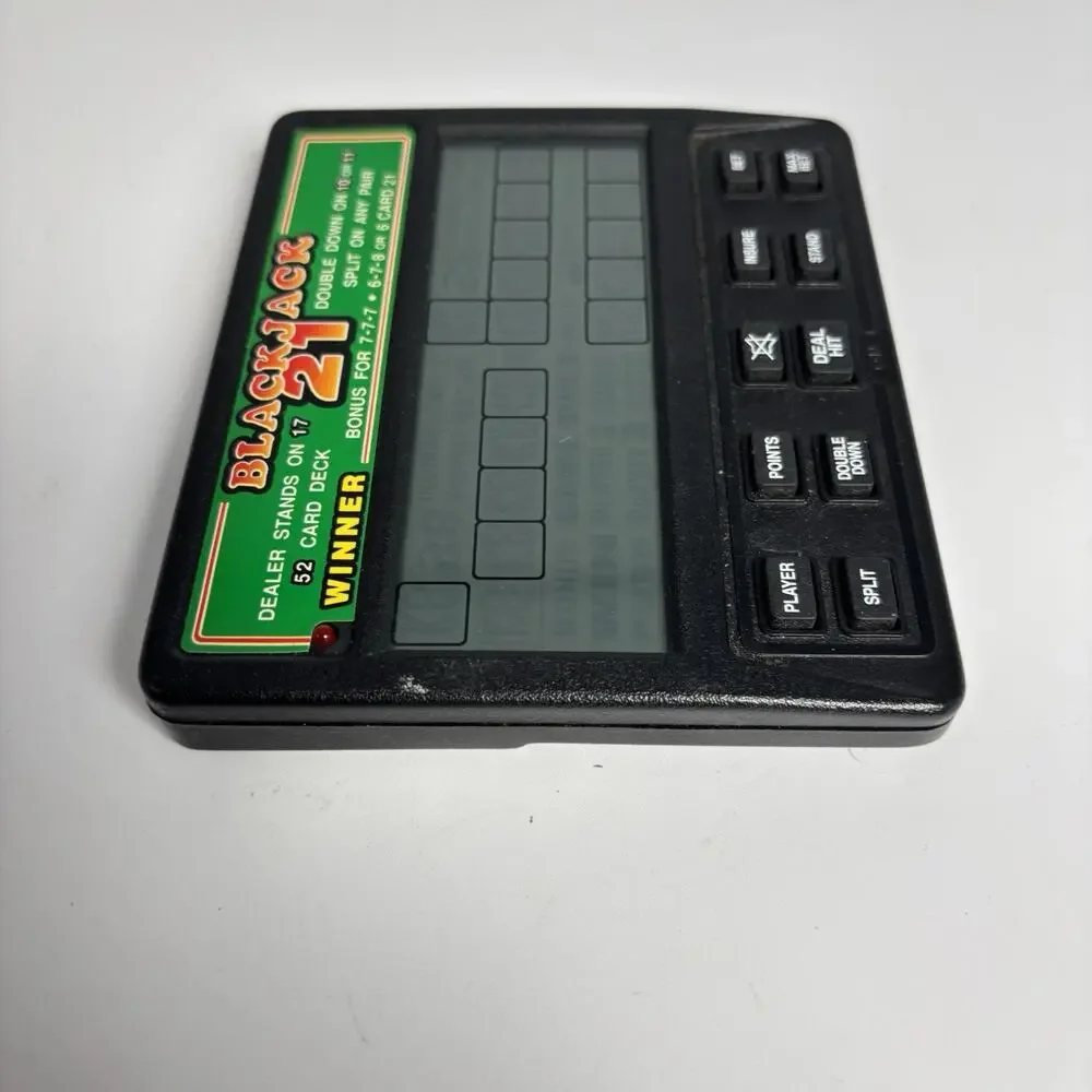 Radio Shack Blackjack 21 Handheld Digital Video Game Tested Works